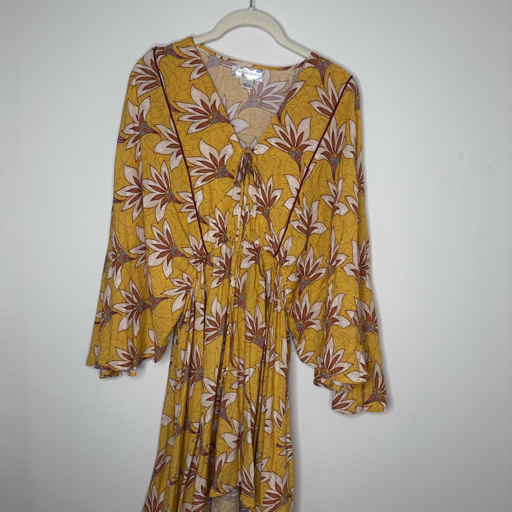 Floral Yellow Dress